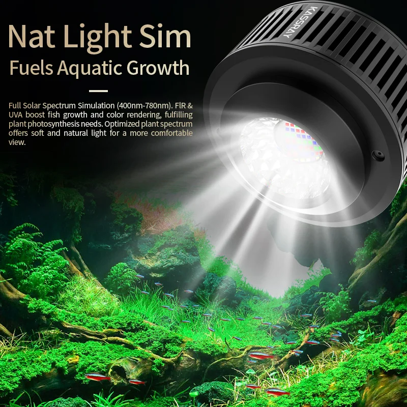 Kassray K5 60W & K9pro 96W Freshwater Aquatic Growth Lights