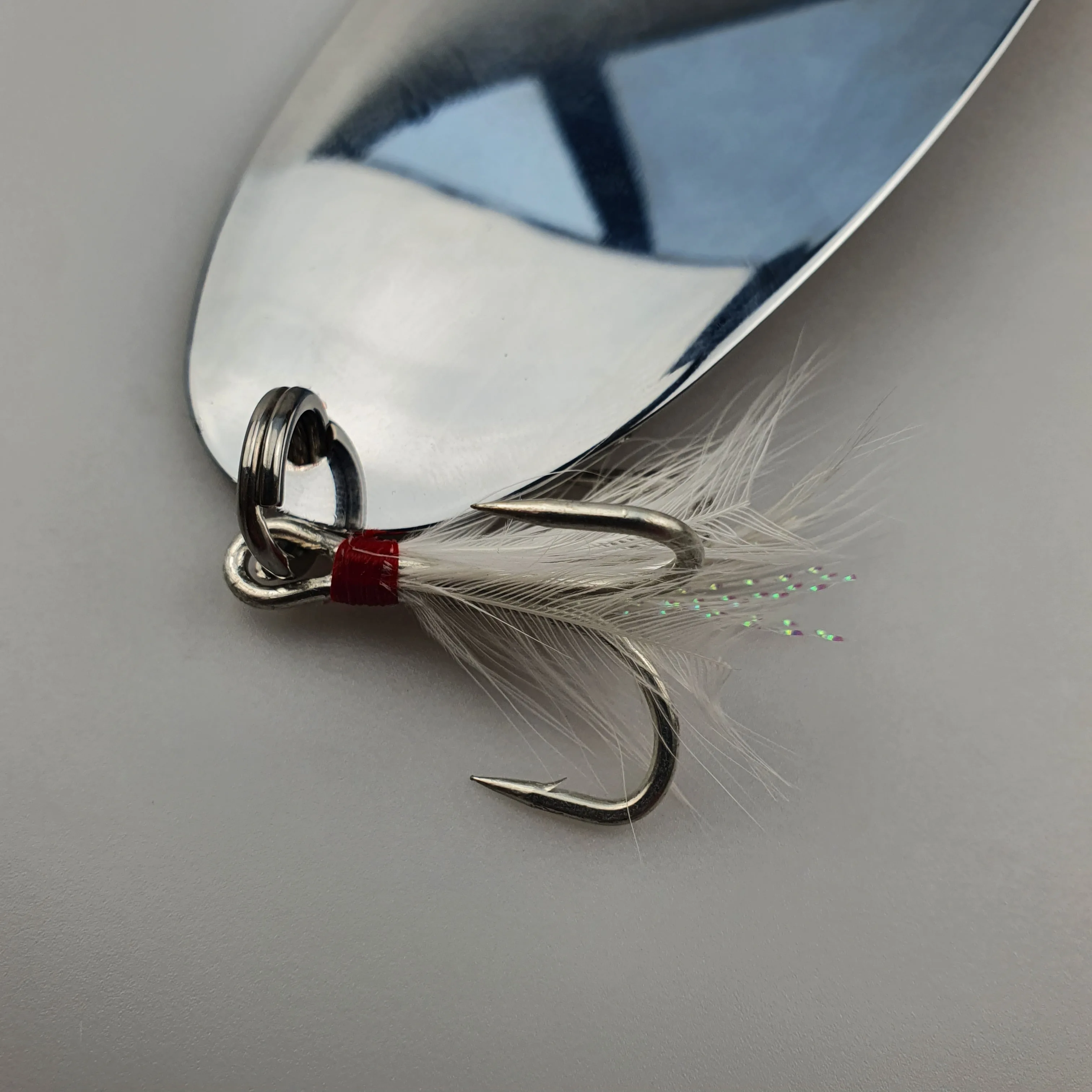 304 Stainless Steel Oem 230mm 120g Fishing Flutter Spoon Lure Sea Fishing Spoon Lures Big