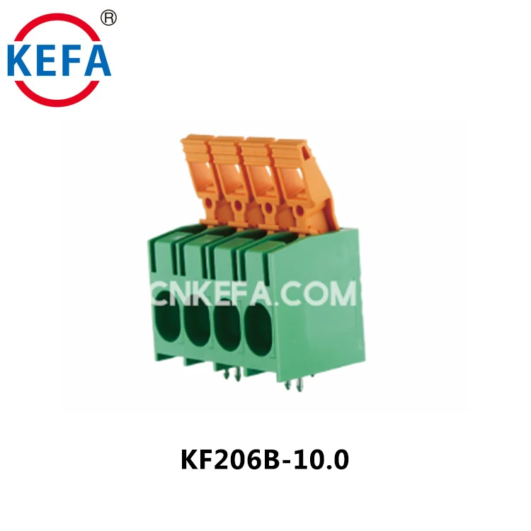 Phoenix KF206-10.0 高品質PCBスプリングターミナルブロック ネジなしワイヤターミナルコネクタの交換用