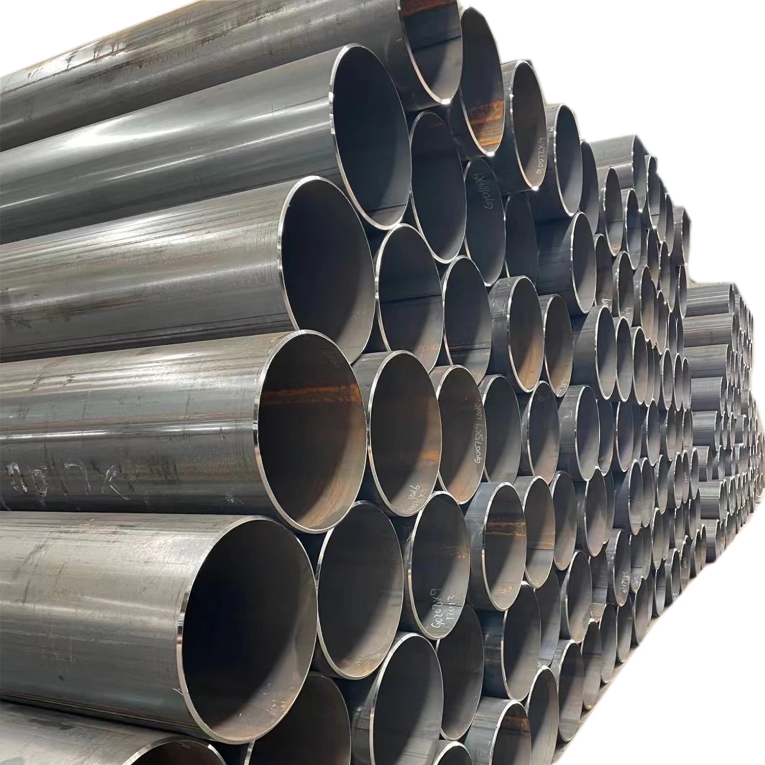 A53 A106 Carbon ERW Tube Large Diameter Erw Welded Carbon Steel Round Pipe And Tubes