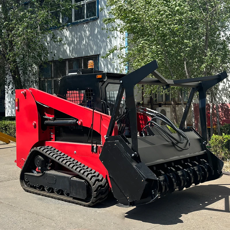 Alibaba.com: Forest Machinery Skid Steer Drum Mulcher Front End Loader ...