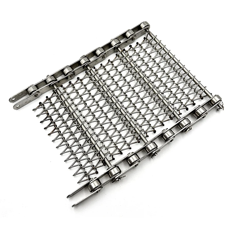 Industrial Grade Woven Mesh Belt Stainless Steel Chain Conveyor