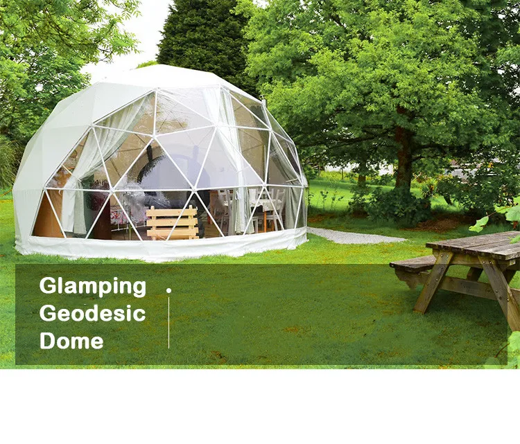 Acome 8m Diameter Geodesic Dome Steel Structure Camping Tent Custom ...