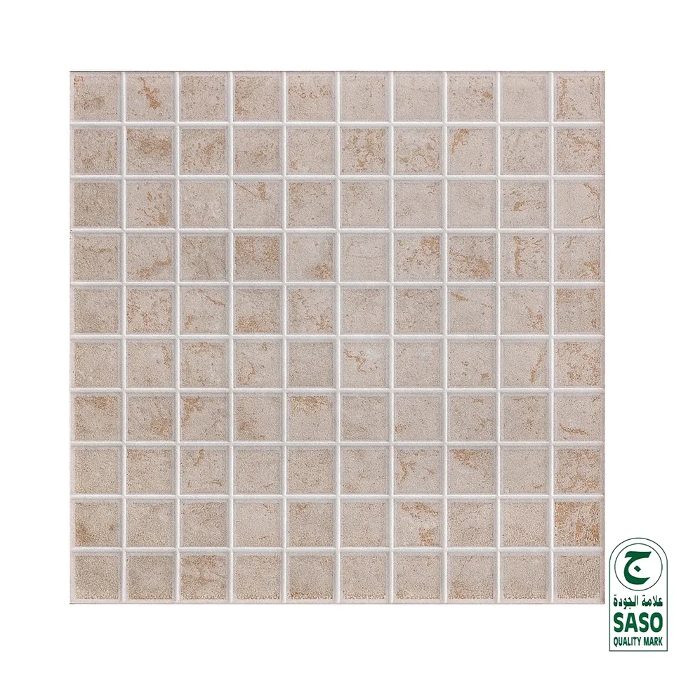Foshan Guci Mixed Color Flower Rustic Ceramic Floor Tile Outdoor Balcony Art Tiles