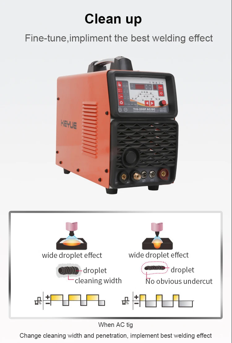 Tig Aluminum With Aluminum Alloy Tig Welding Machine Tig200p Ac Dc