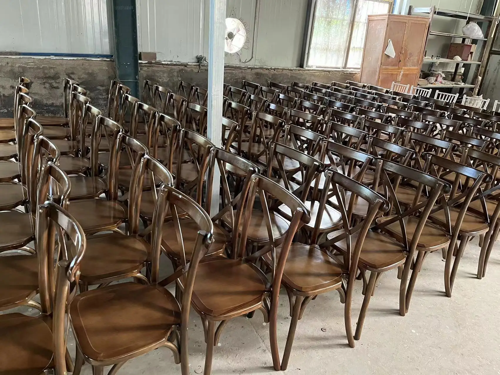 Factory Wholesale Outdoor Terrace Solid Wood Folding Chairs Wedding ...