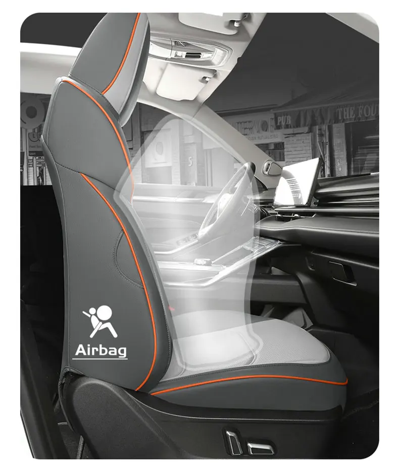 Original Full Set Leather Car Seat Covers Car Accessories Interior