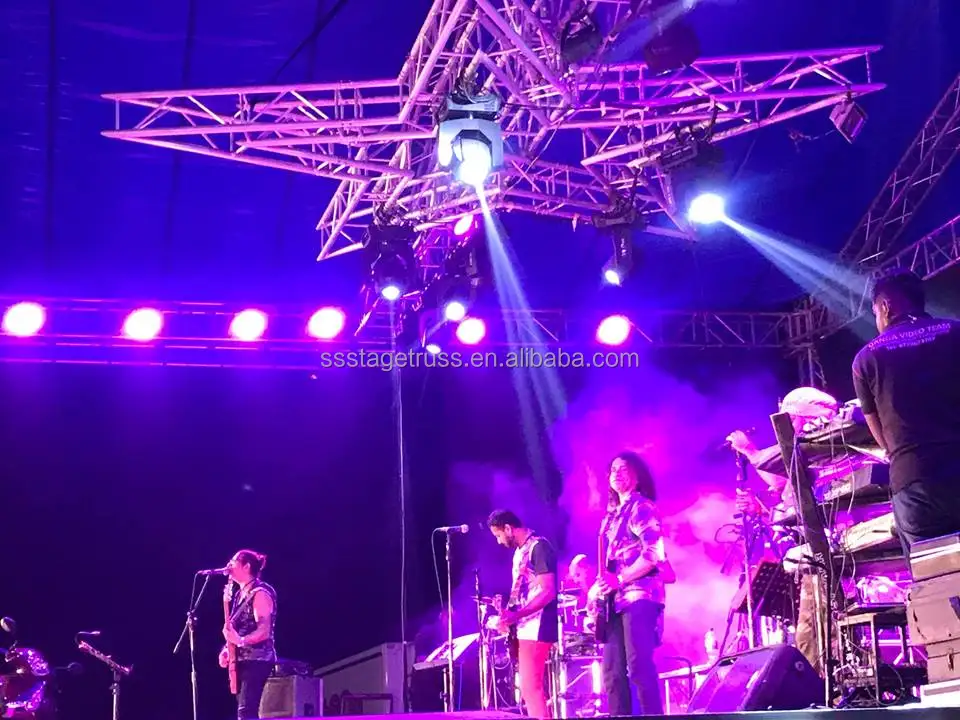 product 290mm aluminum spigot truss 2 way 60 corner truss for concert lighting and sound truss display connection accessories-10