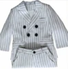 White with Black Stripes