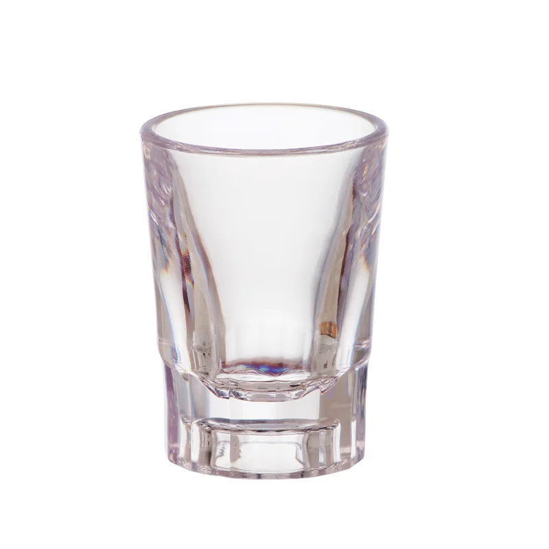 Belexy Lot de 50 verres à tequila en plastique rigide transparent verres à vin shot whisky verres à jeter 50 ml 