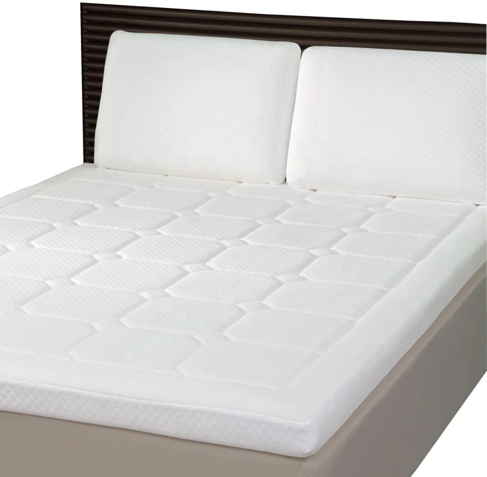 quilted gel memory foam mattress topper