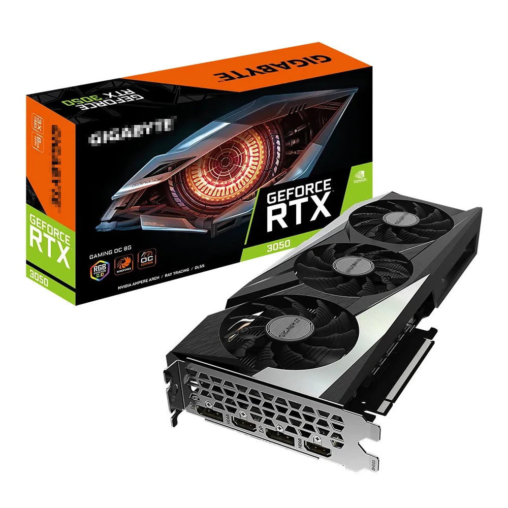 2022 Hot Selling RTX3050 8G DDR6 Gigabyt MS-I AS/US Color-ful Brand New  Factory Wholesale Graphics Card RTX 3050 Gpu