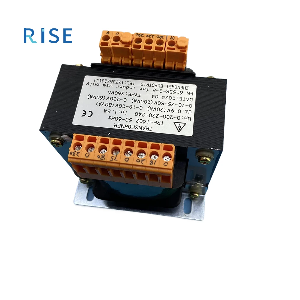 RISE High Efficiency Elevator Lift Escalator Spare Part Elevator Transformer TRF-1402 50~60HZ EN61558-2-6