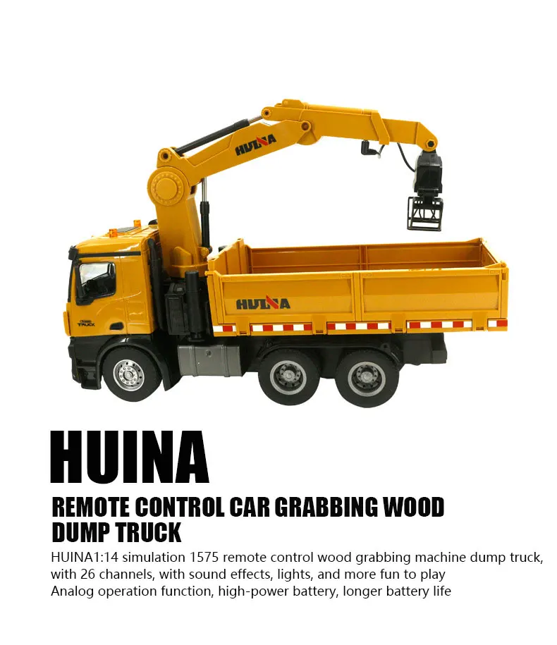 Camion Timber Grab 1/14 - Huina 1575