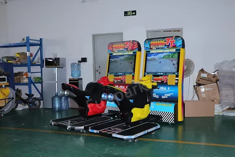 Funpark Hot Selling the Cheapest Indoor Driving Arcade Video Racing Game Arcade Motorcycle for Amusement Game Center details