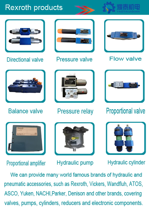 Rexroth 4wrke 4wrk Proportional Valve With Builtin Amplifier