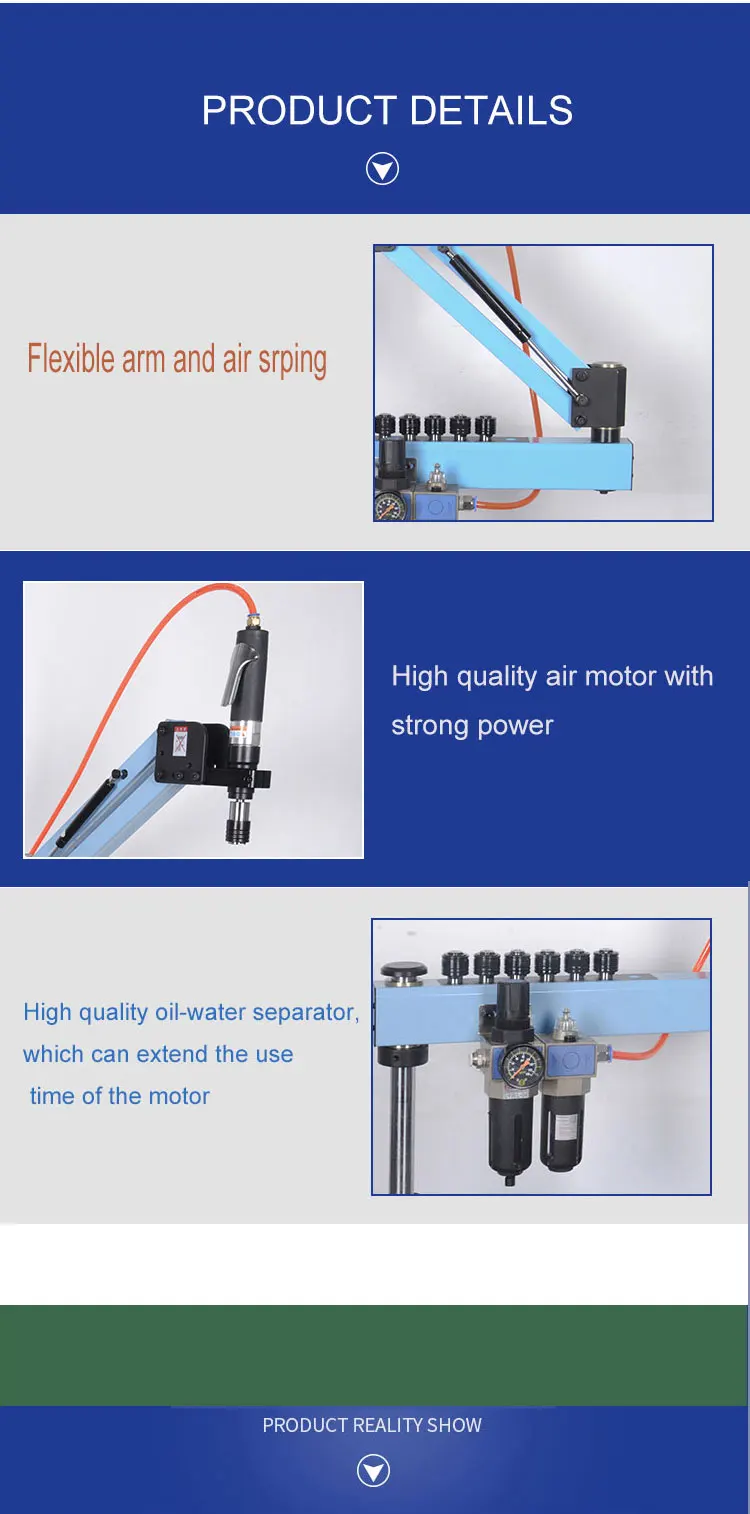 Hotsale China M3-M16 Pneumatic Tapping Machine for Self Tapping Screw
