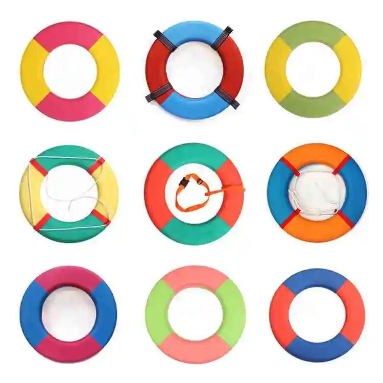 Wholesale Summer Floating Solid EVA Life Buoy Swimming Ring For Adult and Kids