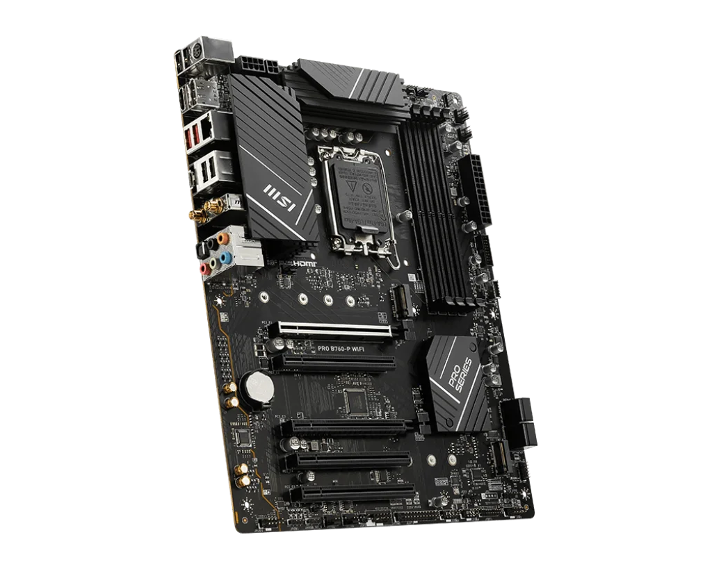 MSI PRO B760-P WIFI Motherboard - Intel Z760 ATX Gaming PC