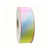 Arcoíris Pastel - 2cm, 100 Yardas por Rollo (Grosgrain)