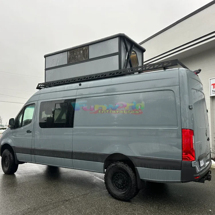 4 Person Aluminum Manual Setup Hard Shell Car Roof Top Tent Rooftop ...