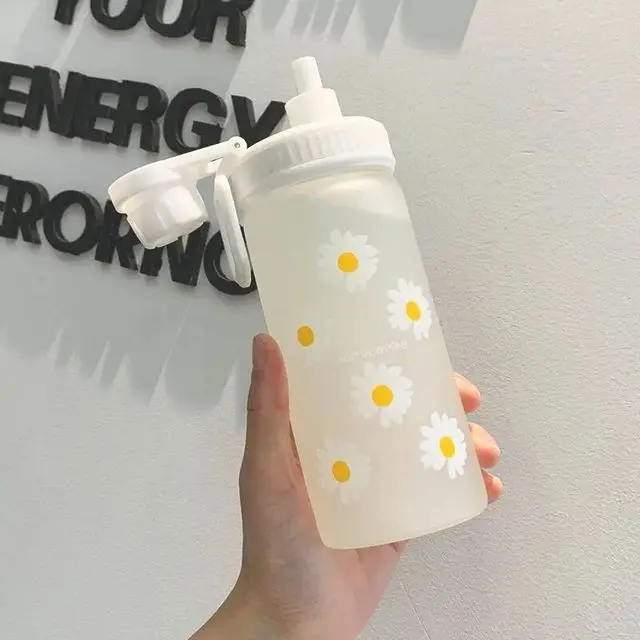 Cute Daisy Water Bottle