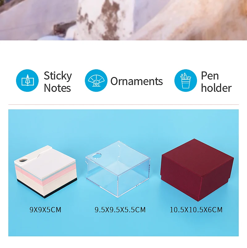 2024 Calendar Custom 3d Memo Pad Cute Desk Decor Paper Pad Tear Off