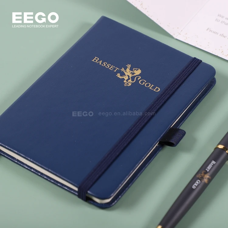 Luxury Custom Logo Note Book Diary Journal A5 A6 Business Office Corporate Gift Set Notebook With Box