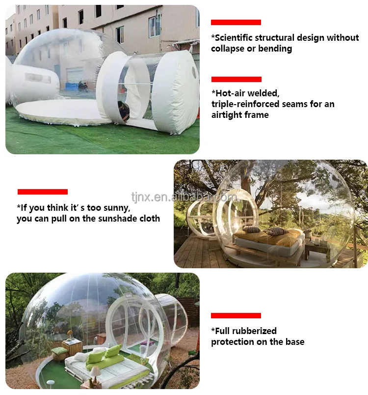 Prefabricated Resort Bubble Geo Dome Tent Nanxiang Modern Design