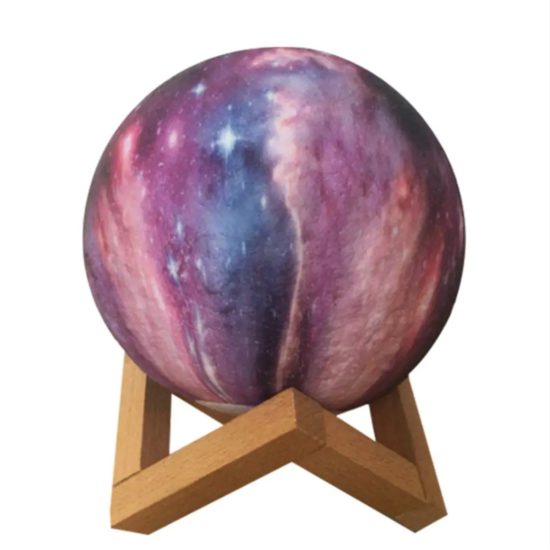 Remote Control 16 Colored Led Night Lights Bedroom Decoration Usb Rechargeable 3d Printing Moon Lamp
