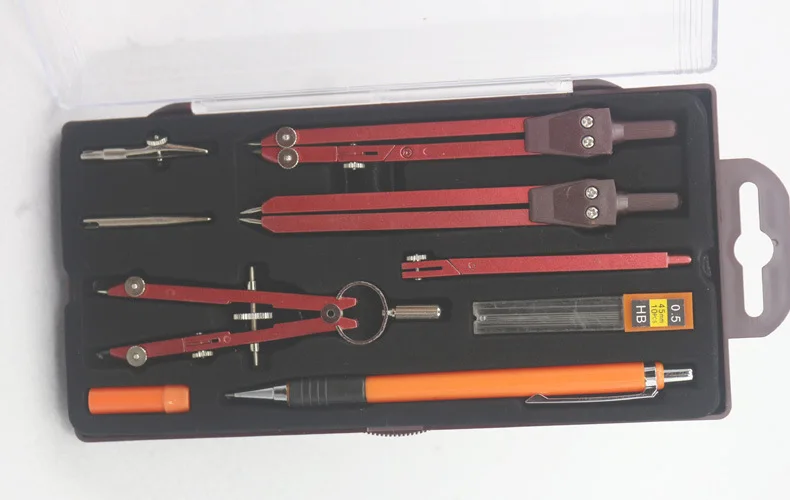 Amaon Hot Sales Professional Set School Home Office Metal Drawing Compasses For Drawing Circles