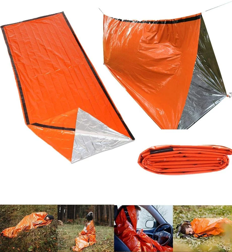 Tente de Survie Plein Air d'Urgence 2 Personnes Abri Randonnée Camping extérieur