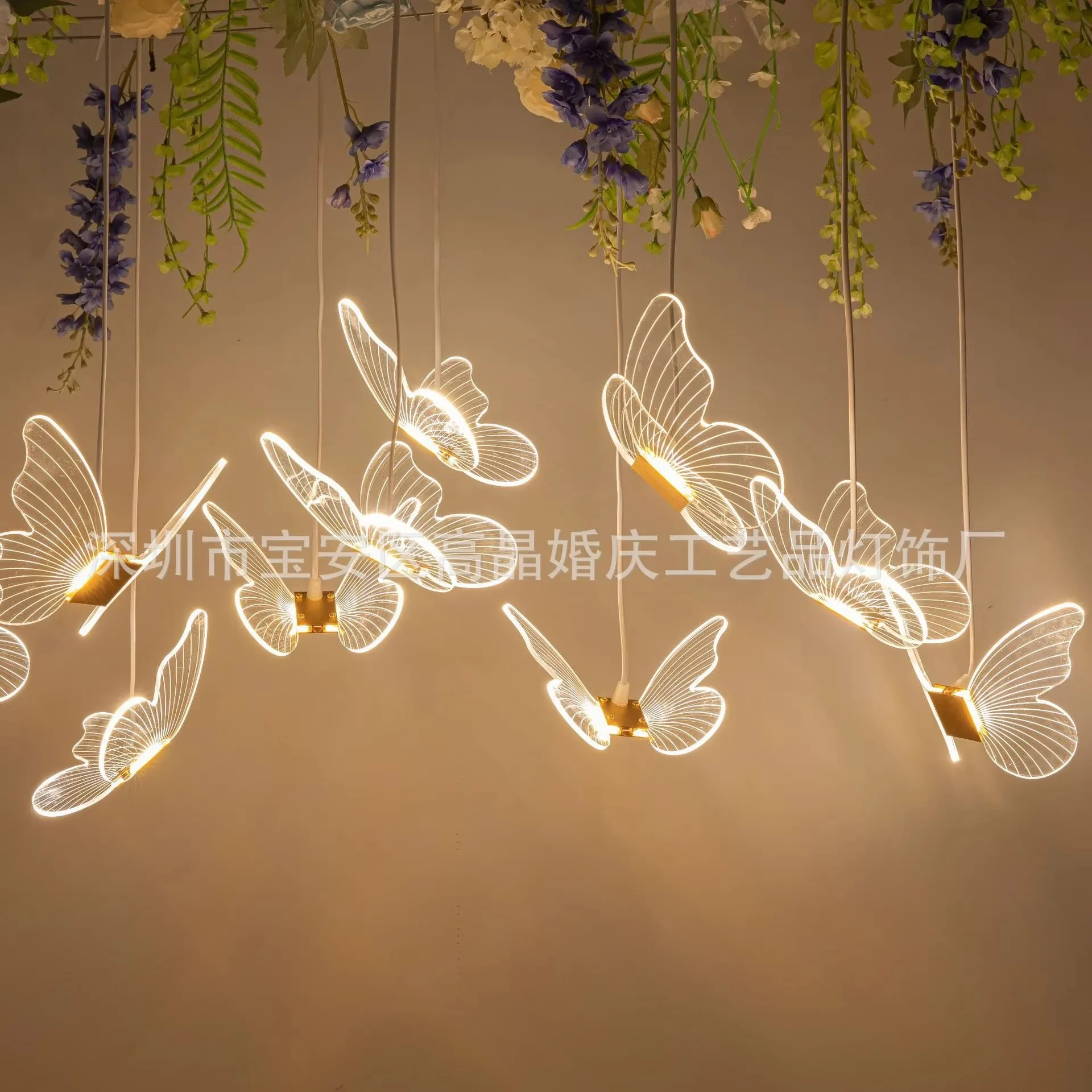 Waterproof LED Wedding Pendant Lamp AC Power Supply Acrylic Chandelier Lamp for Hanging Ceiling Decorations - Image 6