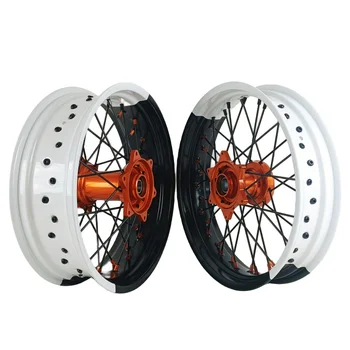 Bicolor Aluminum alloy Motorcycle wheel rim for KTM EXC/ SXF125/250/450  Customized Accept  retrofit wheels