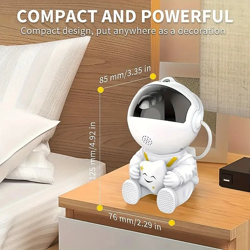 Led 3d Lights Project Indoor Slide Little Astronaut Designs Robot ...