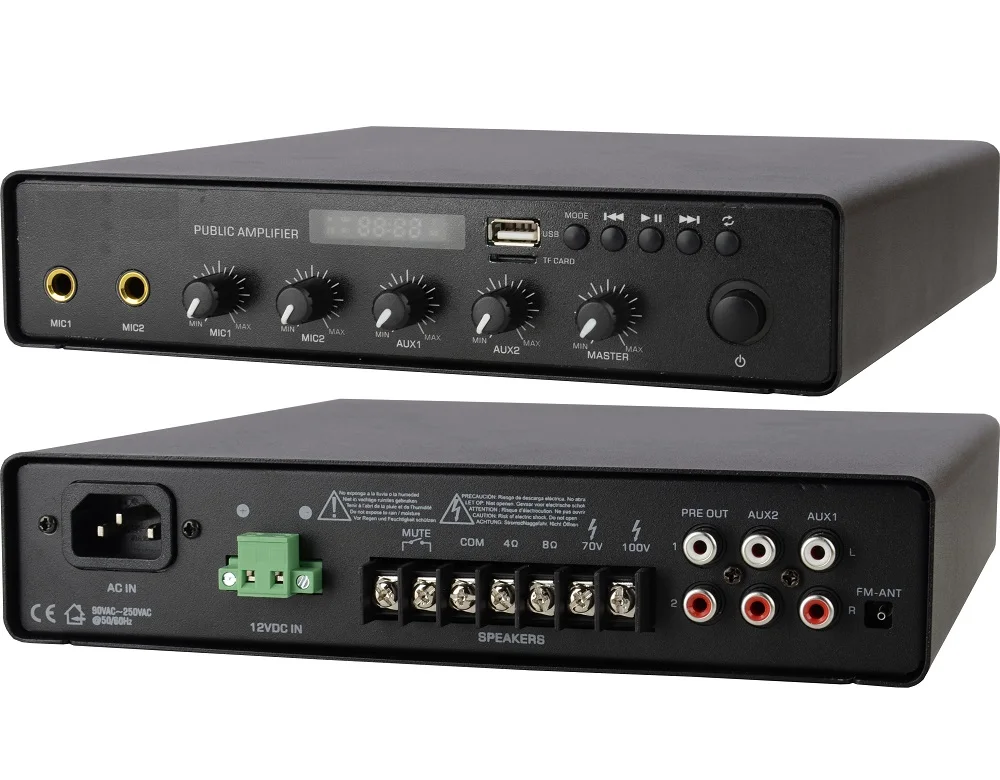 Hy880m 50w Public Address Pa Car 