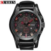 2 boîtier noir cadran rouge