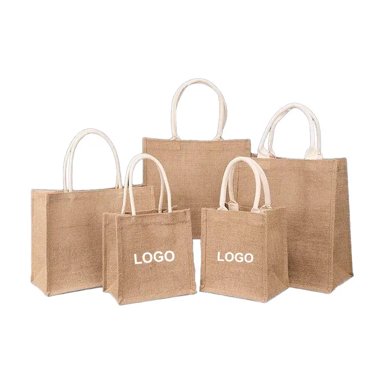 Wholesale Eco 100 Jute Tote Bag Customized Shopping Bag Buy Jute Bag