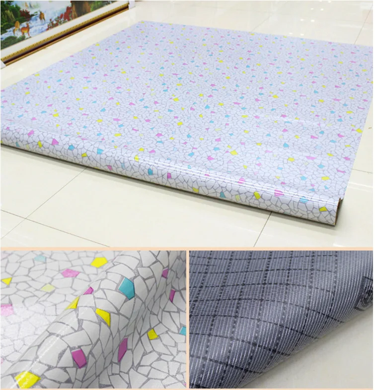 Indoor PVC Vinyl Flooring with Anti-Slip Mesh Fabric Back for Hotels Apartments and Villas Parquet Surface Treatment