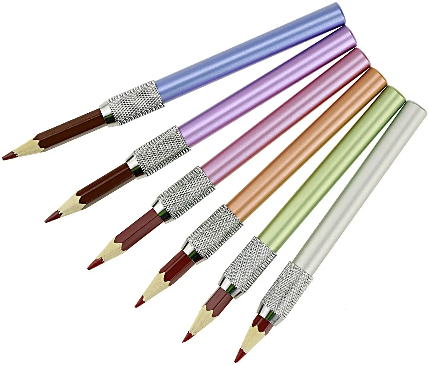 2 pc Alumimium Pencil Lengthener Bulk Fine Purchasing Pencil Extender Holde T0A3 