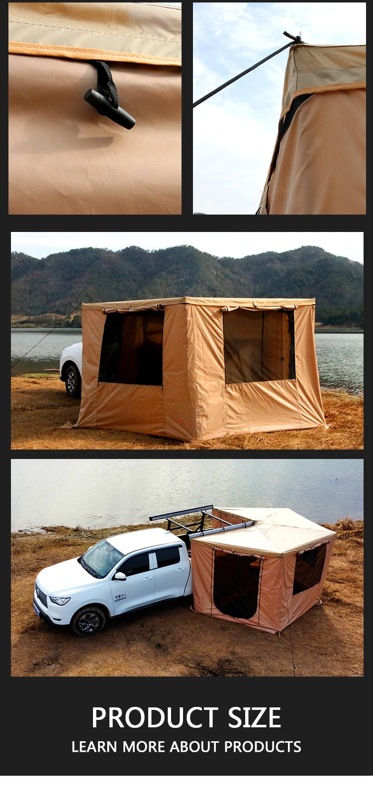 270 Degree Side Awning Tent Suv Truck Car Awn Tents For Camping Outdoor