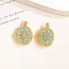 Xl4565 starry gold and light blue photo clip pendant-openable
