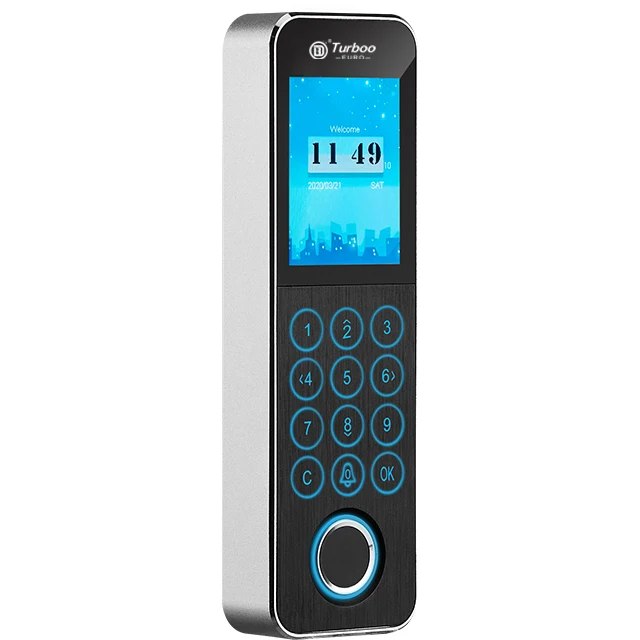 Employee Access Time Clock in and Out Staff Time Attendance Machine With Fingerprint and PIN