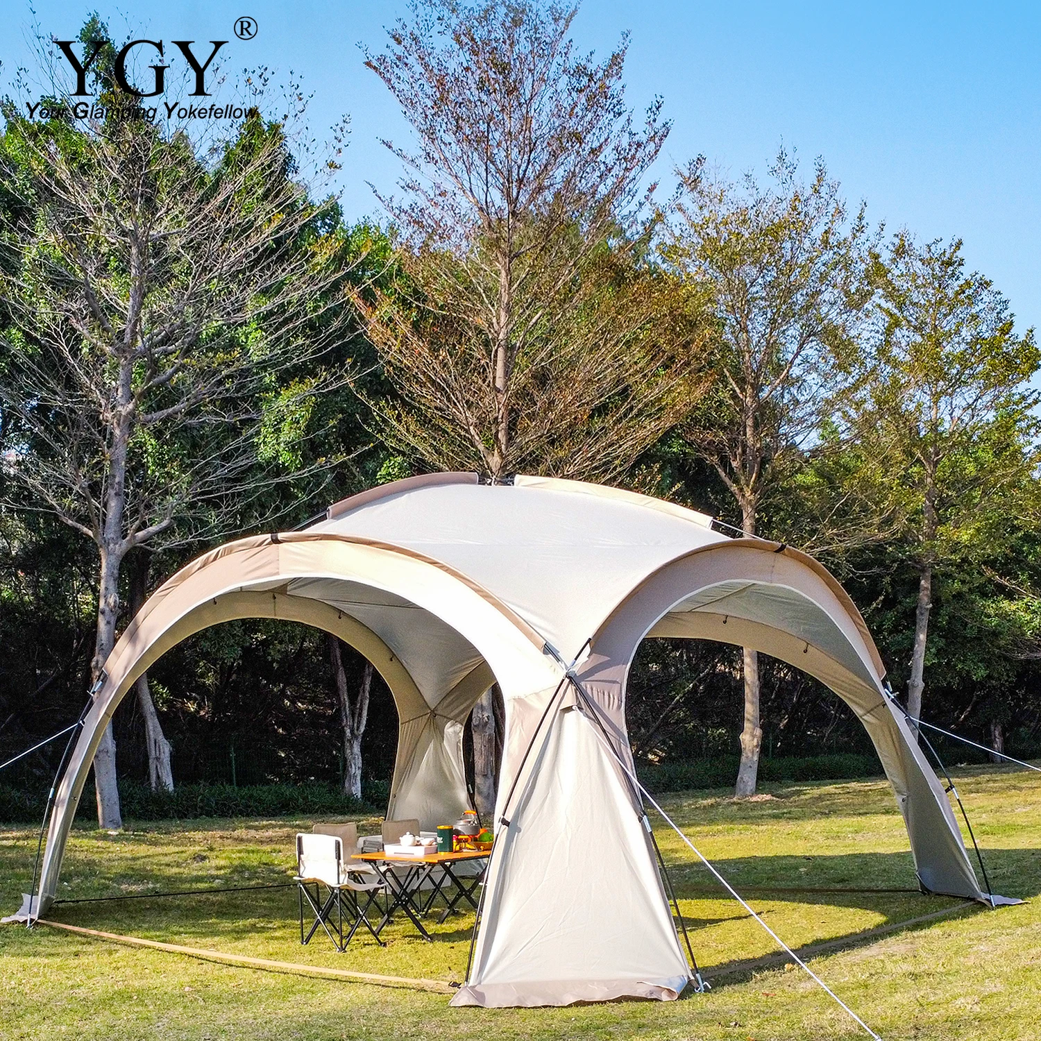 テント・タープ canopy Dome start package Dome Canopy Tent - 14x14 Ft Shelter for Outdoor Camping