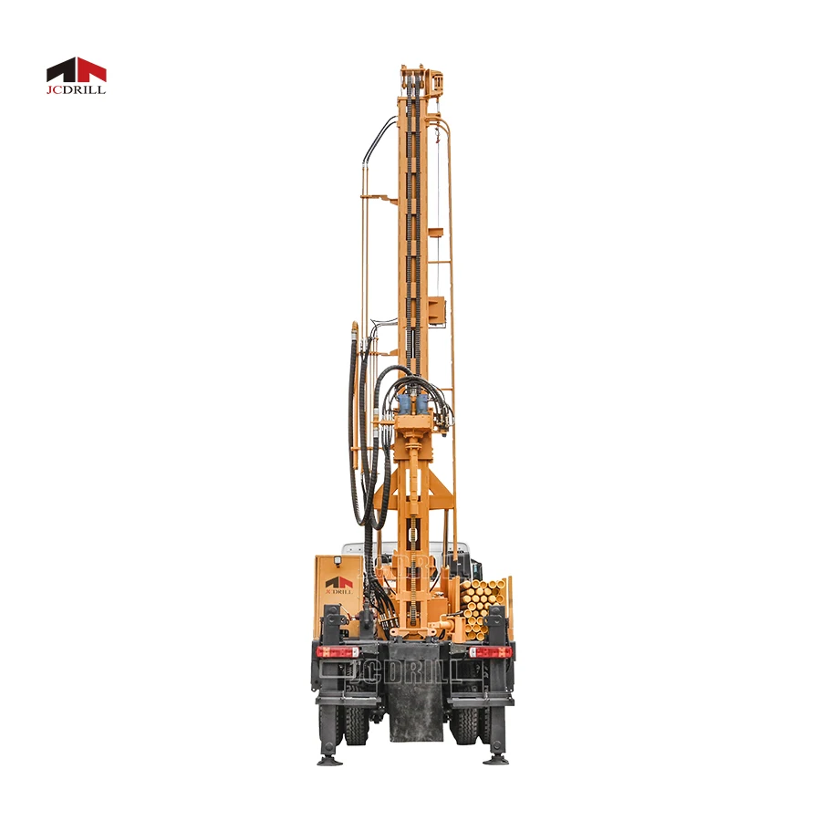 Truck Mounted Drill Rig Rotary Down the Hole Rig 300m Hole Depth 400mm Hole Diameter Water Well