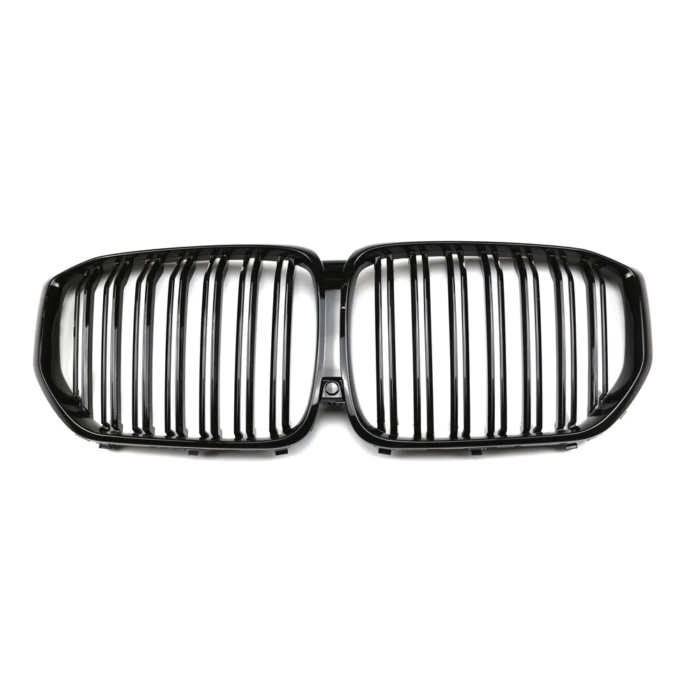 Top Quality Gloss Black Double Line Car Front Grilles For BMW New G05 X5