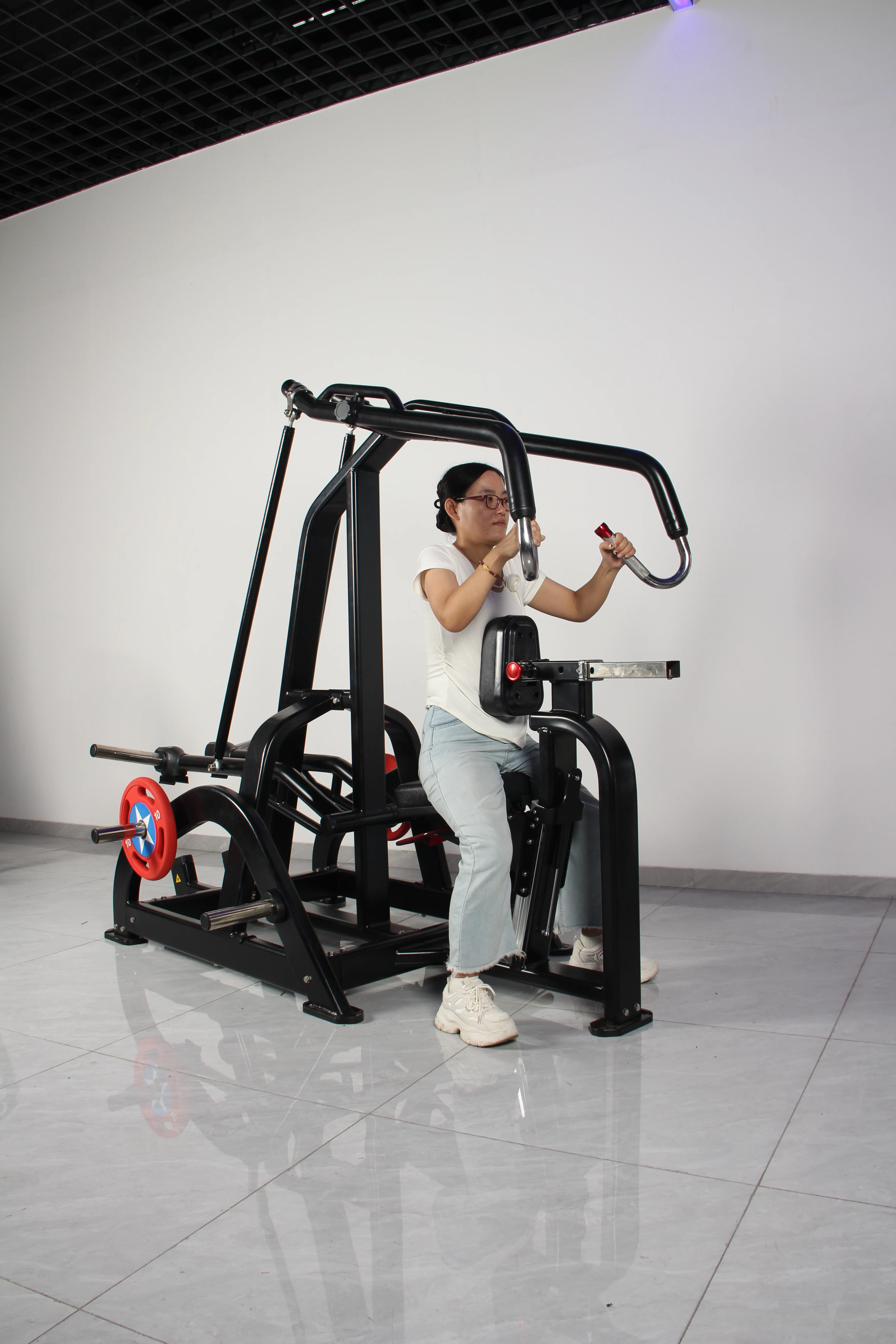 ナーチラス ラットプルダウンマシン 200kg耐荷重 商業用フィットネス器具
