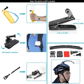 50 in 1 Camcorder Kit for Go Pro H Ero 9 8 7 6 5 4 3+ Action Camera Accessories detail image