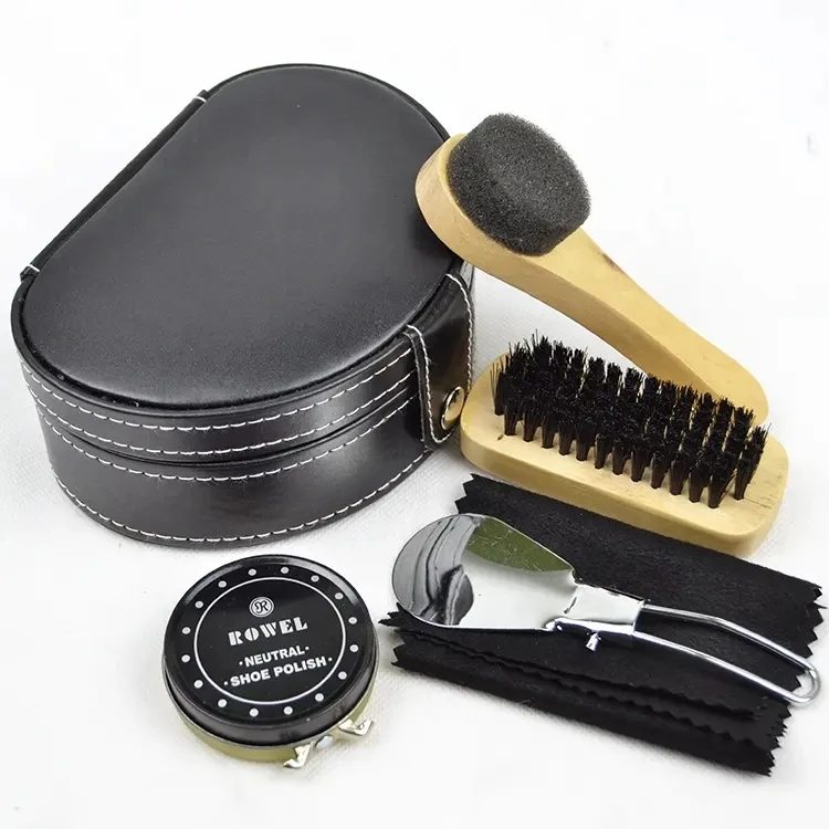 Factory Direct Supply Shoe Shine Set Leather Shoe Care Kit Custom logo Shoe Care Set