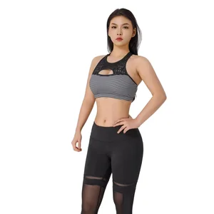 Yoga Wear Hollow-out Fitness Vest, Quick-dry Sports Bra, Running and Yoga Bra Women Gym